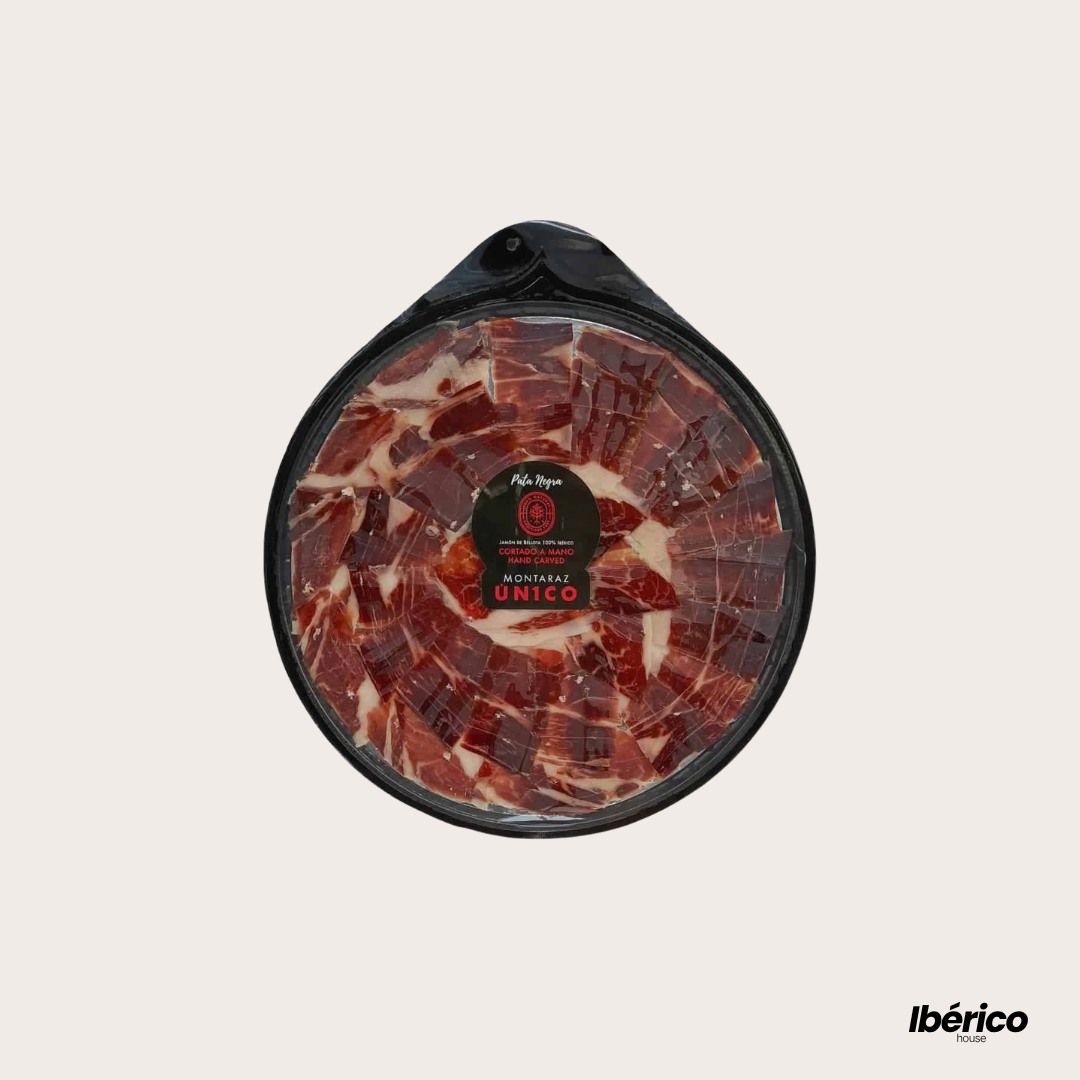 Plato Jamón Ibérico 100% Bellota 90 g | Montaraz