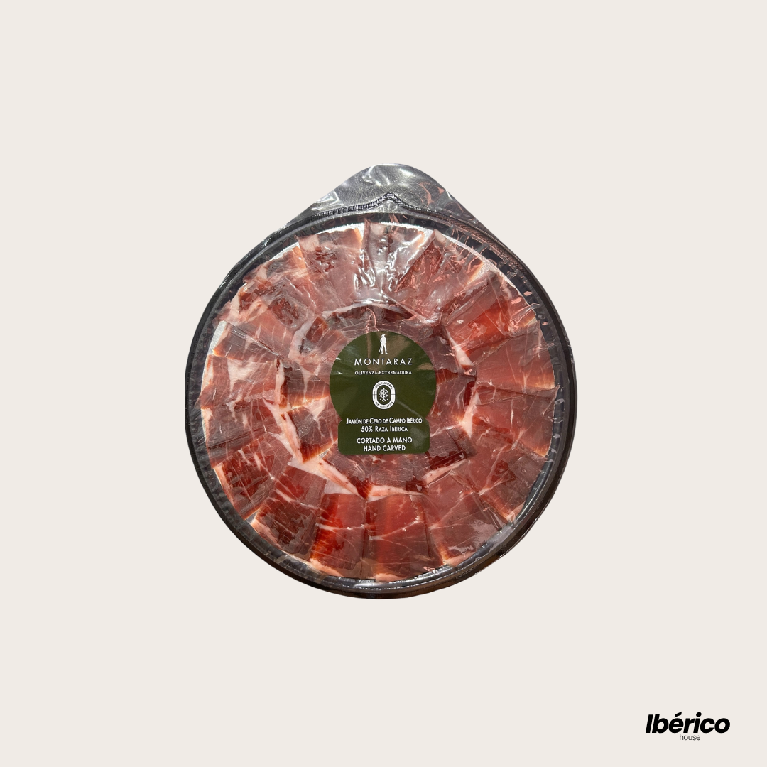 Plato Jamón Ibérico 50% Cebo de Campo 90 g | Montaraz