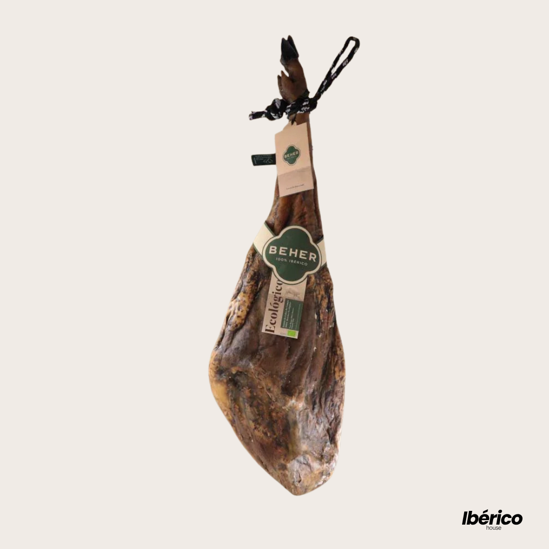 Jamón Ibérico 100% Cebo de Campo Ecológico "Pata Negra" | Beher